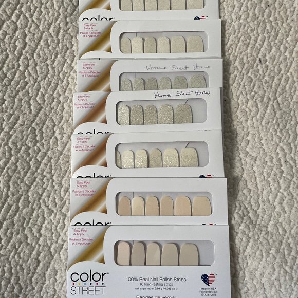 RETIRED COLOR STREET BUNDLE - WHITE/OVERLAY/GLITTER - Picture 1 of 1